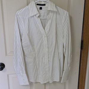 Express button down fitted dress shirt, Size L